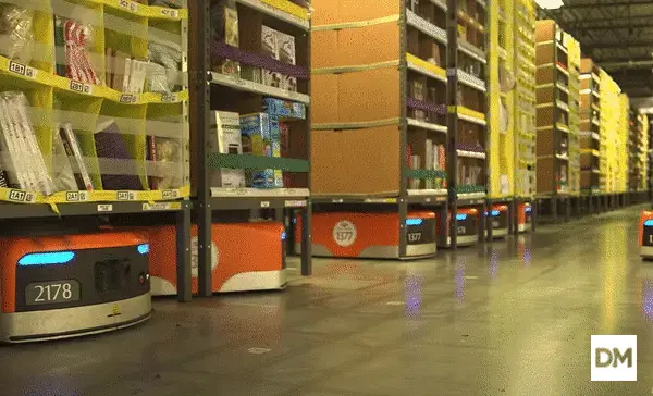Amazon fulfillment robots