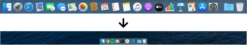 Slim dock