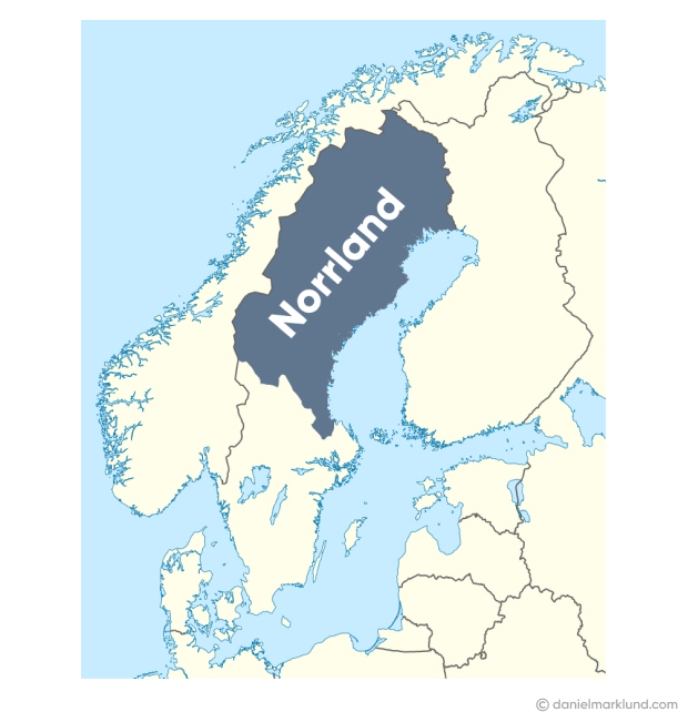Norrland of Sweden